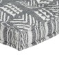 vidaXL Palettensofa-Auflage Grau Stoff Patchwork vidaXL Palettensofa-Auflage Grau Stoff Patchwork