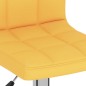 vidaXL Barhocker Senfgelb Stoff vidaXL Barhocker Senfgelb Stoff