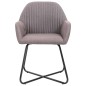vidaXL Esszimmerstühle 2 Stk. Taupe Stoff vidaXL Esszimmerstühle 2 Stk. Taupe Stoff