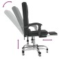 vidaXL Bürostuhl mit Massagefunktion Schwarz Samt vidaXL Bürostuhl mit Massagefunktion Schwarz Samt
