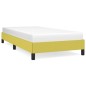 vidaXL Bettgestell ohne Matratze Grün 100x200 cm Stoff vidaXL Bettgestell ohne Matratze Grün 100x200 cm Stoff