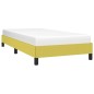 vidaXL Bettgestell ohne Matratze Grün 100x200 cm Stoff vidaXL Bettgestell ohne Matratze Grün 100x200 cm Stoff
