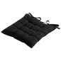 Madison Sitzkissen Panama 46x46 cm Schwarz Madison Sitzkissen Panama 46x46 cm Schwarz