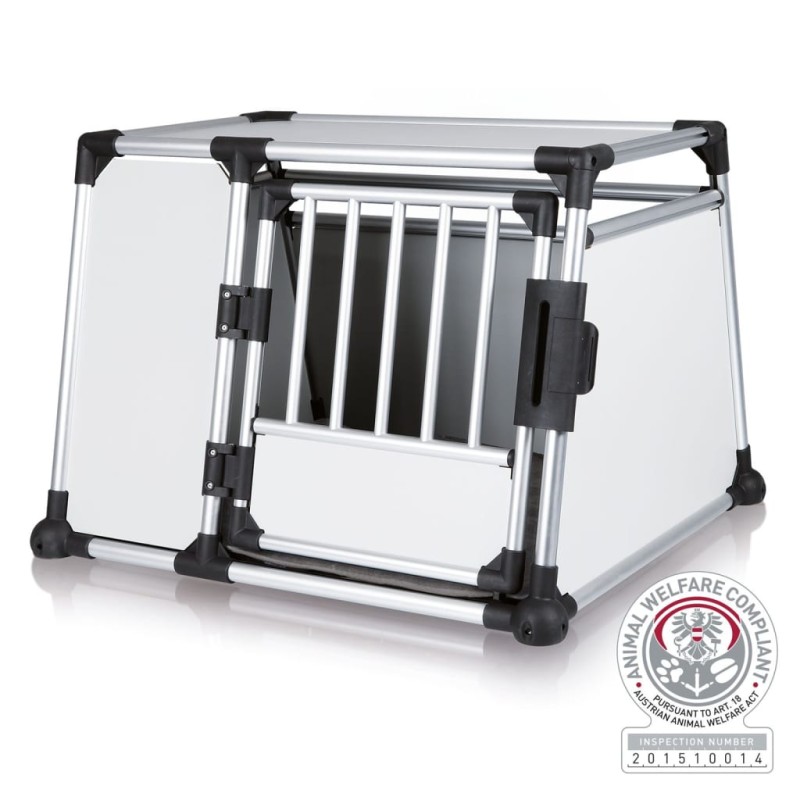 TRIXIE Transportbox für Haustiere L Aluminium TRIXIE Transportbox für Haustiere L Aluminium