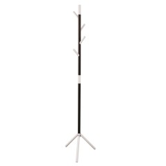 V-Part Garderobenständer mit 4 Haken Linair Weiß 180 cm