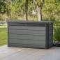 Keter Gartentruhe Cortina 757 L Grau Keter Gartentruhe Cortina 757 L Grau