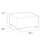 Allibert Gartenhocker California Grau Allibert Gartenhocker California Grau