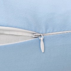 vidaXL Schwangerschaftskissen J-förmig 54x(36-43) cm Blau