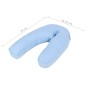 vidaXL Schwangerschaftskissen J-förmig 54x(36-43) cm Blau vidaXL Schwangerschaftskissen J-förmig 54x(36-43) cm Blau