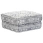 vidaXL 2-Sitzer Modularer Pouf Hellgrau Stoff vidaXL 2-Sitzer Modularer Pouf Hellgrau Stoff