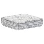 vidaXL 2-Sitzer Modularer Pouf Hellgrau Stoff vidaXL 2-Sitzer Modularer Pouf Hellgrau Stoff