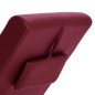 vidaXL Chaiselongue mit Kissen Weinrot Kunstleder vidaXL Chaiselongue mit Kissen Weinrot Kunstleder