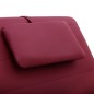 vidaXL Chaiselongue mit Kissen Weinrot Kunstleder vidaXL Chaiselongue mit Kissen Weinrot Kunstleder