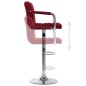 vidaXL Barhocker 2 Stk. Weinrot Stoff vidaXL Barhocker 2 Stk. Weinrot Stoff