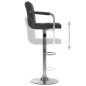 vidaXL Barhocker Dunkelgrau Stoff vidaXL Barhocker Dunkelgrau Stoff