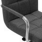 vidaXL Barhocker Dunkelgrau Stoff vidaXL Barhocker Dunkelgrau Stoff