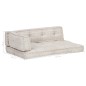 vidaXL Palettensofa-Auflage Hellbraun Stoff Patchwork vidaXL Palettensofa-Auflage Hellbraun Stoff Patchwork