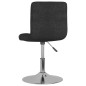 vidaXL Esszimmerstühle 2 Stk. Drehbar Schwarz Stoff vidaXL Esszimmerstühle 2 Stk. Drehbar Schwarz Stoff