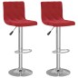 vidaXL Barhocker 2 Stk. Weinrot Samt vidaXL Barhocker 2 Stk. Weinrot Samt