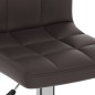 vidaXL Barhocker Braun Kunstleder vidaXL Barhocker Braun Kunstleder