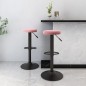 vidaXL Barhocker 2 Stk. Rosa Samt vidaXL Barhocker 2 Stk. Rosa Samt