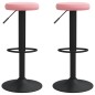 vidaXL Barhocker 2 Stk. Rosa Samt vidaXL Barhocker 2 Stk. Rosa Samt