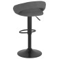 vidaXL Barhocker 2 Stk. Dunkelgrau Samt vidaXL Barhocker 2 Stk. Dunkelgrau Samt