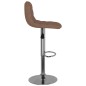 vidaXL Barhocker 2 Stk. Braun Stoff vidaXL Barhocker 2 Stk. Braun Stoff