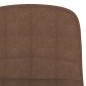 vidaXL Barhocker 2 Stk. Braun Stoff vidaXL Barhocker 2 Stk. Braun Stoff