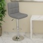 vidaXL Barhocker Hellgrau Stoff vidaXL Barhocker Hellgrau Stoff