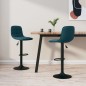 vidaXL Barhocker 2 Stk. Blau Samt vidaXL Barhocker 2 Stk. Blau Samt