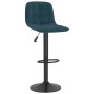 vidaXL Barhocker 2 Stk. Blau Samt vidaXL Barhocker 2 Stk. Blau Samt