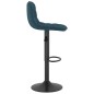vidaXL Barhocker 2 Stk. Blau Samt vidaXL Barhocker 2 Stk. Blau Samt