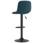 vidaXL Barhocker 2 Stk. Blau Samt vidaXL Barhocker 2 Stk. Blau Samt