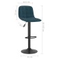 vidaXL Barhocker 2 Stk. Blau Samt vidaXL Barhocker 2 Stk. Blau Samt