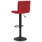 vidaXL Barhocker 2 Stk. Weinrot Samt vidaXL Barhocker 2 Stk. Weinrot Samt