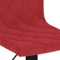 vidaXL Barhocker 2 Stk. Weinrot Samt vidaXL Barhocker 2 Stk. Weinrot Samt
