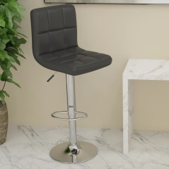 vidaXL Barhocker Schwarz Kunstleder 