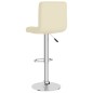 vidaXL Barhocker 2 Stk. Creme Stoff vidaXL Barhocker 2 Stk. Creme Stoff