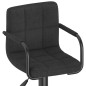 vidaXL Barhocker 2 Stk. Schwarz Stoff vidaXL Barhocker 2 Stk. Schwarz Stoff