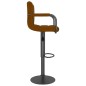 vidaXL Barhocker 2 Stk. Braun Samt vidaXL Barhocker 2 Stk. Braun Samt