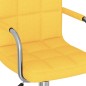 vidaXL Bürostuhl Drehbar Senfgelb Stoff vidaXL Bürostuhl Drehbar Senfgelb Stoff