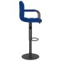 vidaXL Barhocker Blau Stoff vidaXL Barhocker Blau Stoff