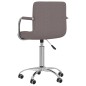 vidaXL Bürostuhl Drehbar Taupe Stoff vidaXL Bürostuhl Drehbar Taupe Stoff