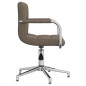 vidaXL Bürostuhl Drehbar Taupe Stoff vidaXL Bürostuhl Drehbar Taupe Stoff
