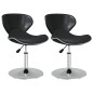 vidaXL Esszimmerstühle 2 Stk. Schwarz Kunstleder vidaXL Esszimmerstühle 2 Stk. Schwarz Kunstleder