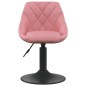 vidaXL Esszimmerstühle 4 Stk. Drehbar Rosa Samt vidaXL Esszimmerstühle 4 Stk. Drehbar Rosa Samt