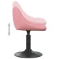 vidaXL Esszimmerstühle 4 Stk. Drehbar Rosa Samt vidaXL Esszimmerstühle 4 Stk. Drehbar Rosa Samt