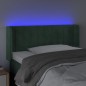 vidaXL LED Kopfteil Dunkelgrün 93x16x78/88 cm Samt vidaXL LED Kopfteil Dunkelgrün 93x16x78/88 cm Samt