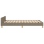 vidaXL Bettgestell ohne Matratze Taupe 120x200 cm Stoff vidaXL Bettgestell ohne Matratze Taupe 120x200 cm Stoff